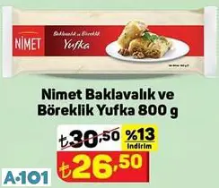 NİMET BAKLAVALIK VE BÖREKLİK YUFKA NİMET BAKLAVALIK VE BÖREKLİK YUFKA